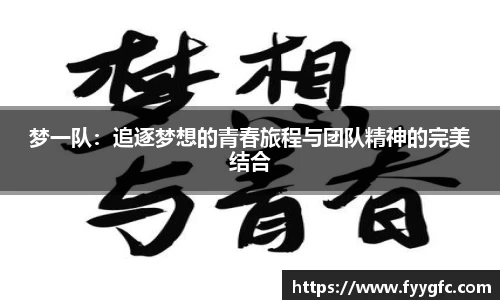 梦一队：追逐梦想的青春旅程与团队精神的完美结合
